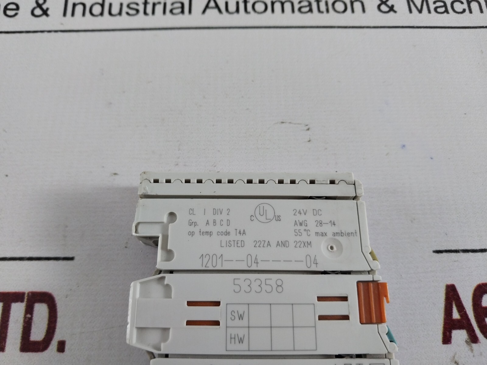 Wago 750-400 digital input module 1201–04—-04 24v