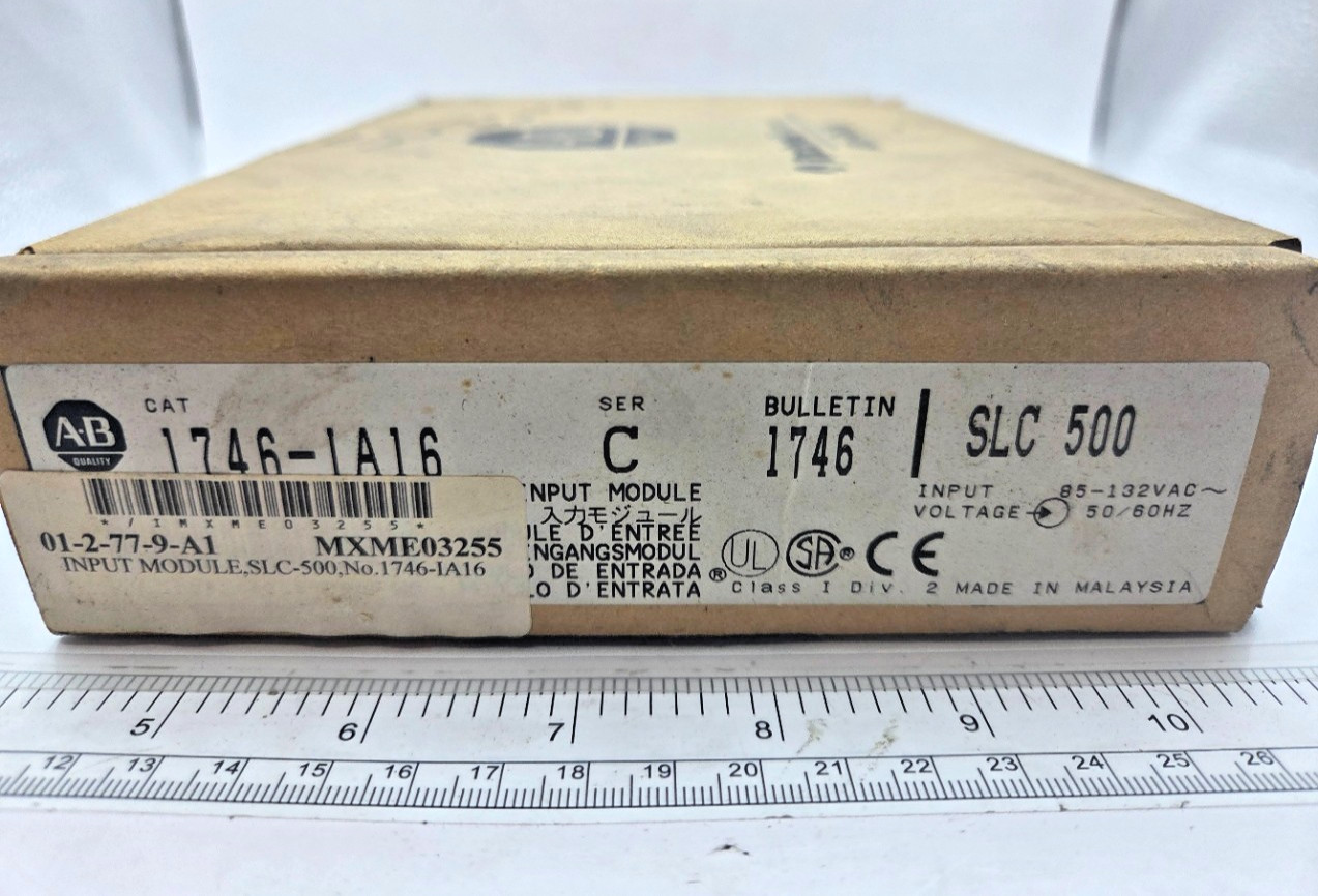 ALLEN-BRADLEY 1746-1A16 SERIES C SCL500 INPUT MODULE, BULLETIN 1746, 0230J