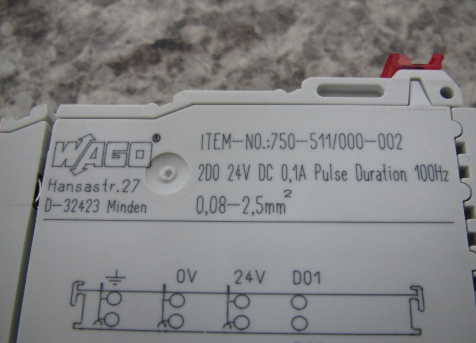Wago 750-511/000-002 2DO 24V DC WAGO I/O PLC 2 Pulse Width Digital Output Module