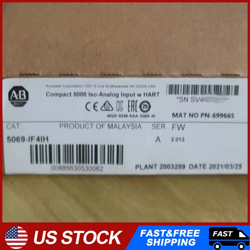 New Allen-Bradley 5069-IF4IH New in Box New Factory Sealed Free Shipping PLC US