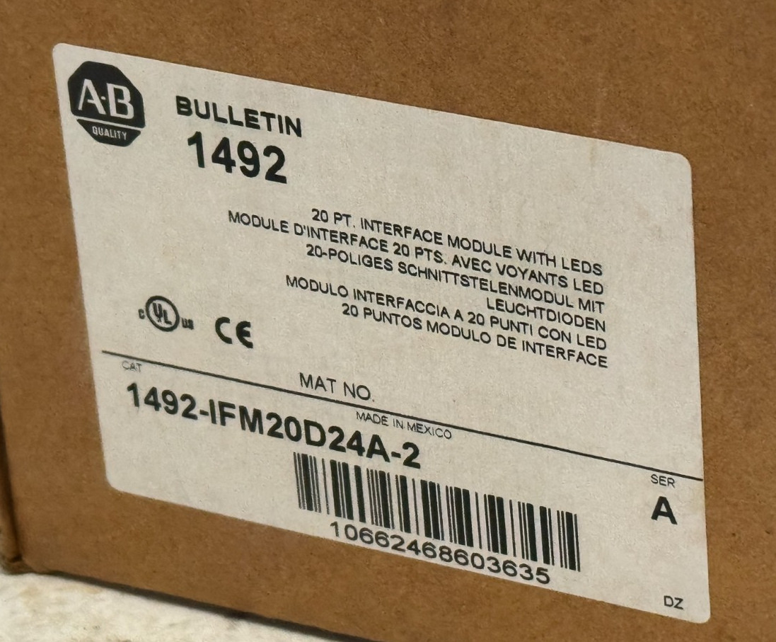 NEW IN BOX Allen Bradley 1492-IFM20D24A-2 Interface Module