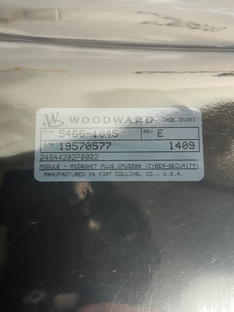 WOODWARD 5466-1045 / 54661045 REV E PLC CPU MODULE MICRONET PLUS 9-PIN COM NEW