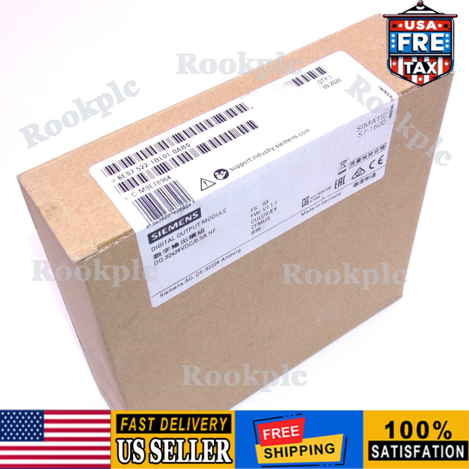 New Siemens 6ES7522-1BL01-0AB0 S7-1500 digital output module 6ES7 522-1BL01-0AB0