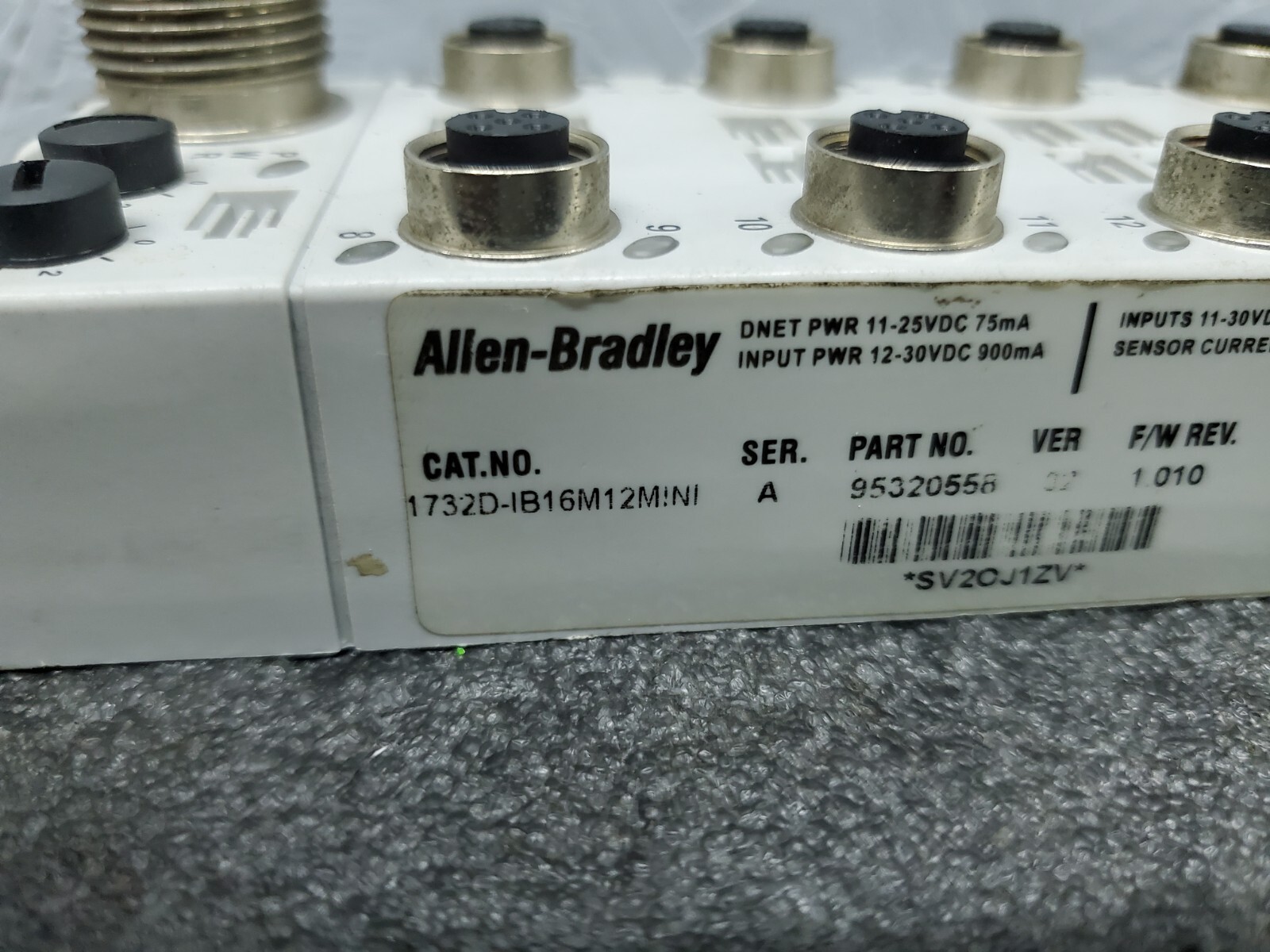 ALLEN BRADLEY 1732D-IB16M12MINI / 1732DIB16M12MINI DeviceNet Armor Block