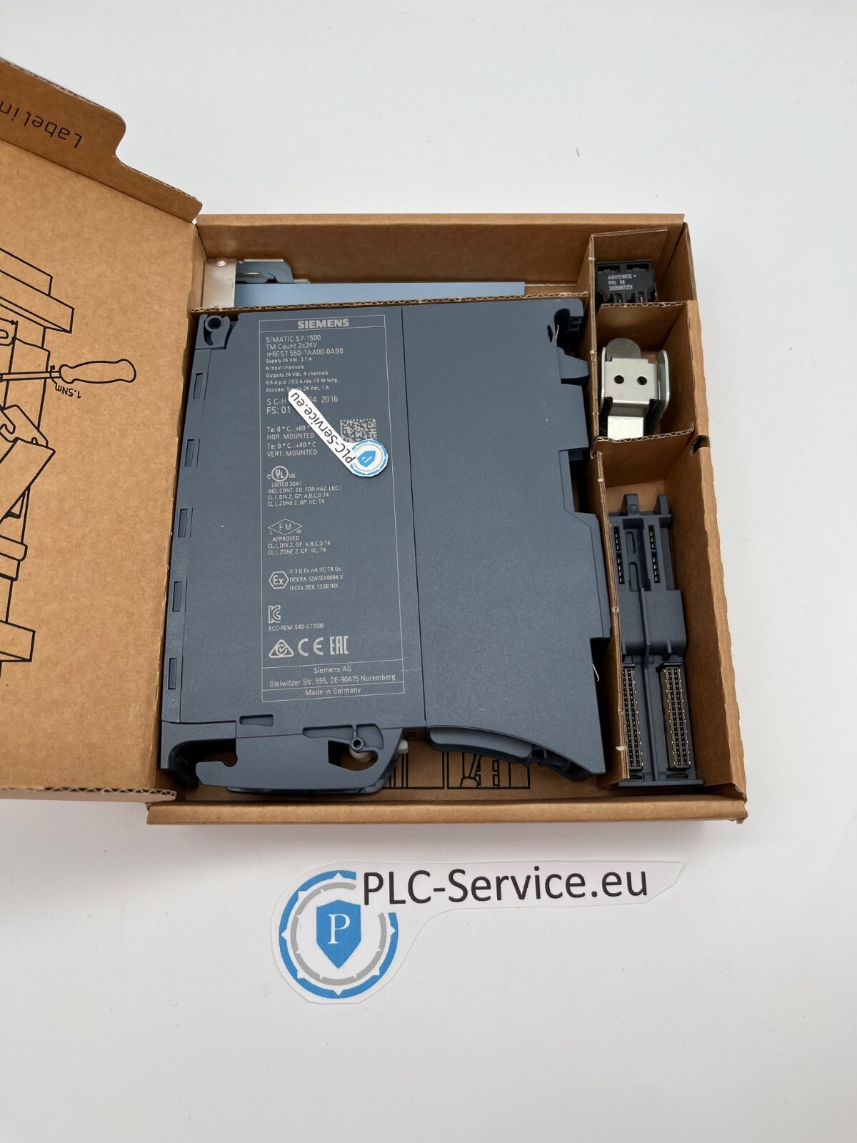 Siemens Simatic S7-1500 6Es7 550-1Aa00-0Ab0 Fs:1 Tm Count 6Es7550-1Aa00-0Ab0