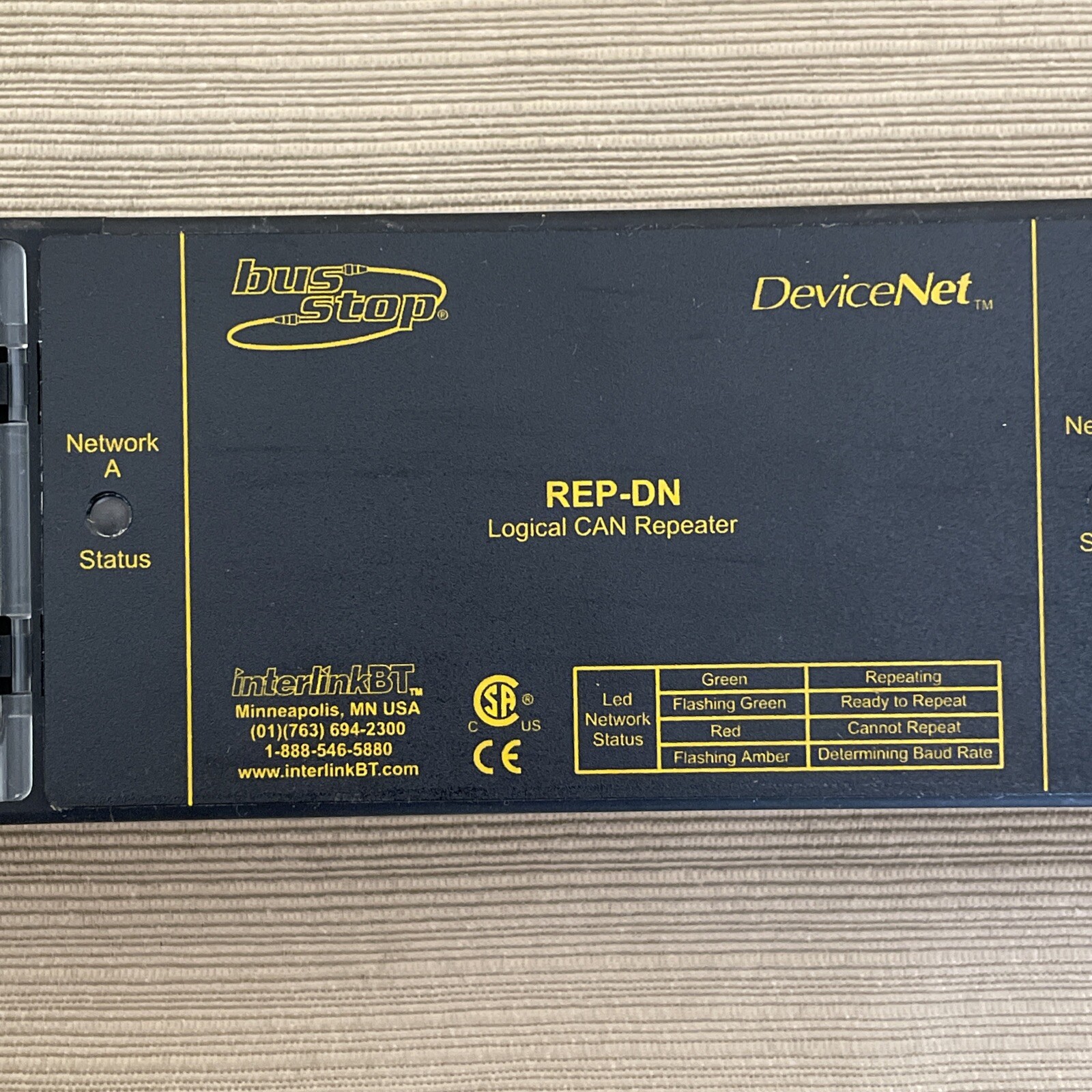 NEW TURCK BUS STOP DEVICENET INTERLINK BT REP-DN LOGICAL CAN REPEATER – NOS