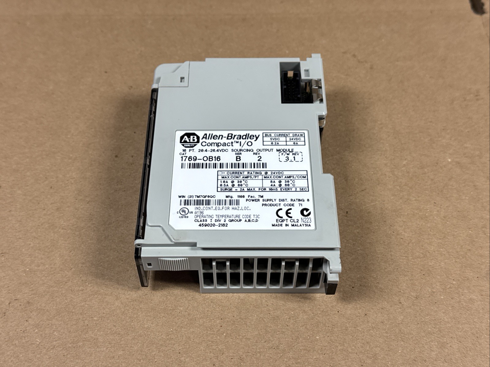 NEW Allen Bradley 1769-OB16 /B Compact I/O Output Module WARRANTY FAST SHIPPING