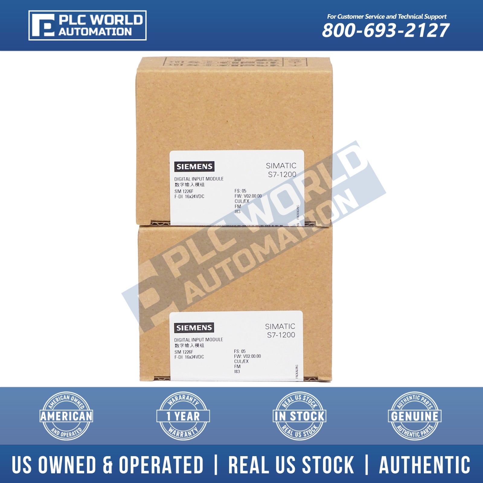 Siemens 6ES7226-6BA32-0XB0 S7-1200 SM1226 Digital Input Module 24V DC New Sealed