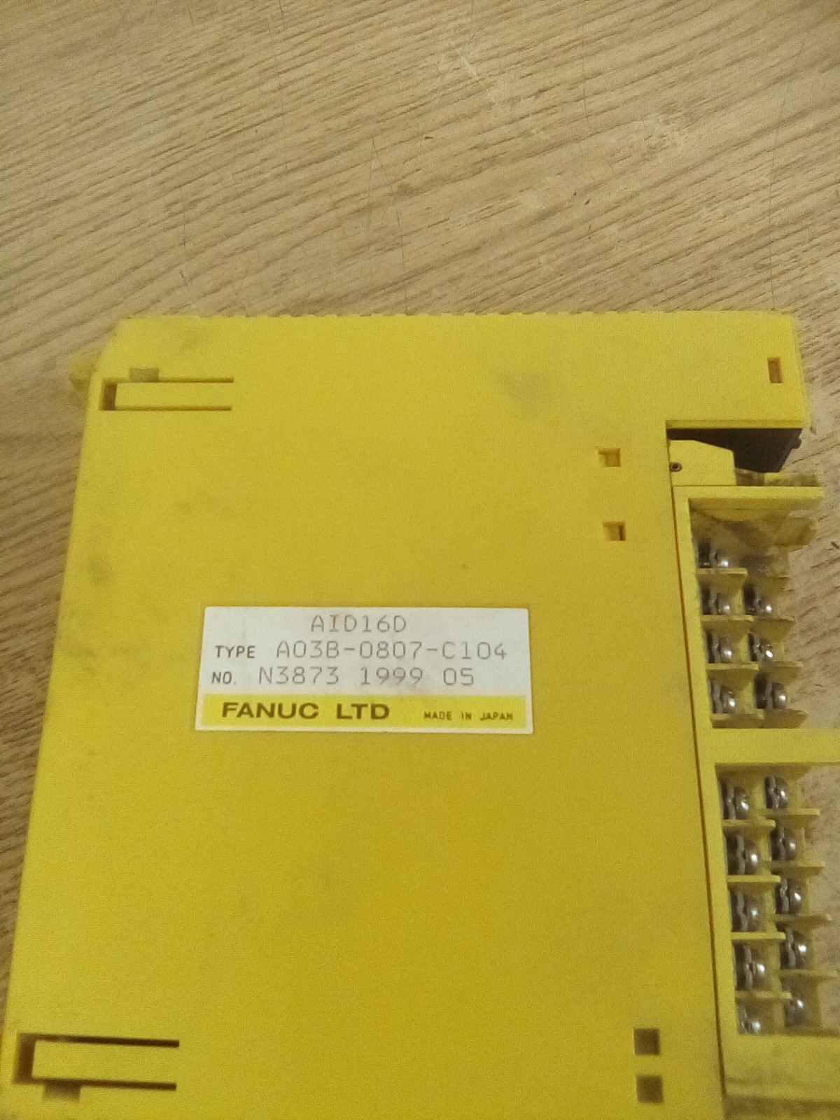 Fanuc AID16D Input Module A03B-0807-C104