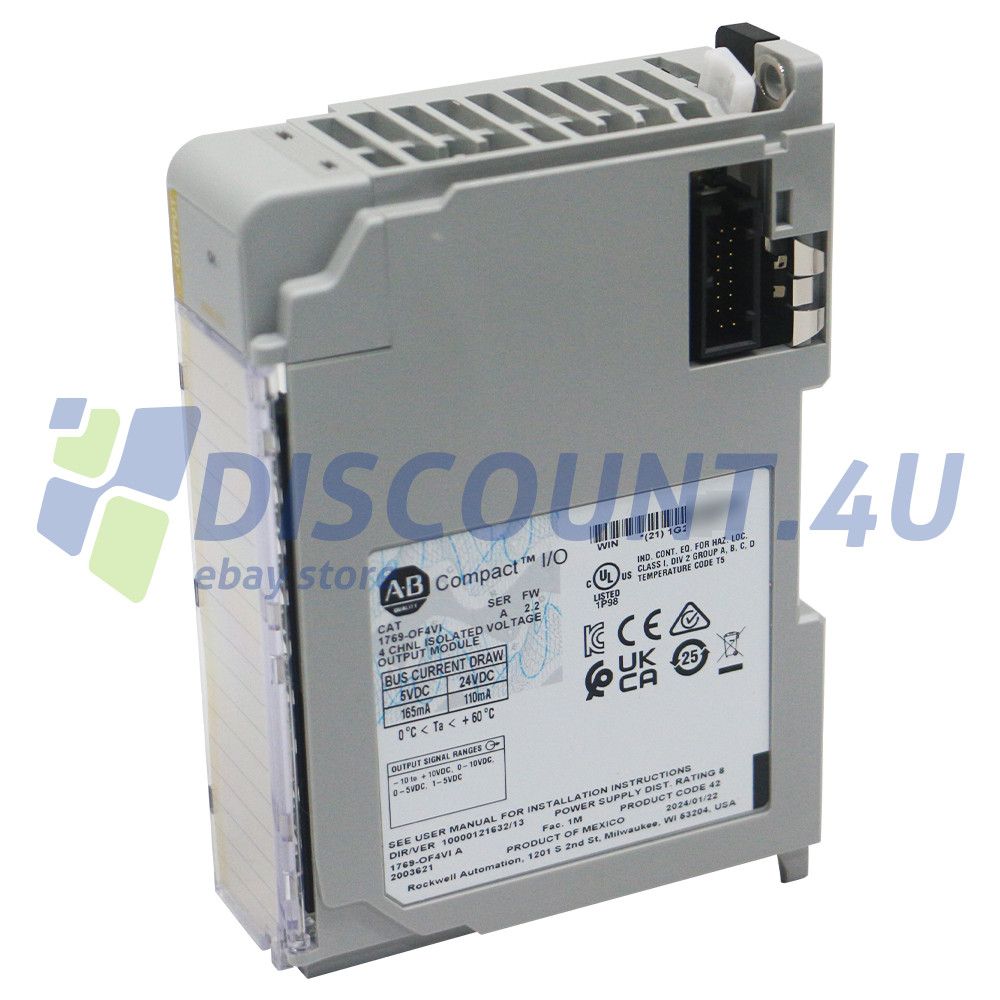 New 1769-OF4VI Allen Bradley CompactLogix 4 Pt A/O Voltage Module