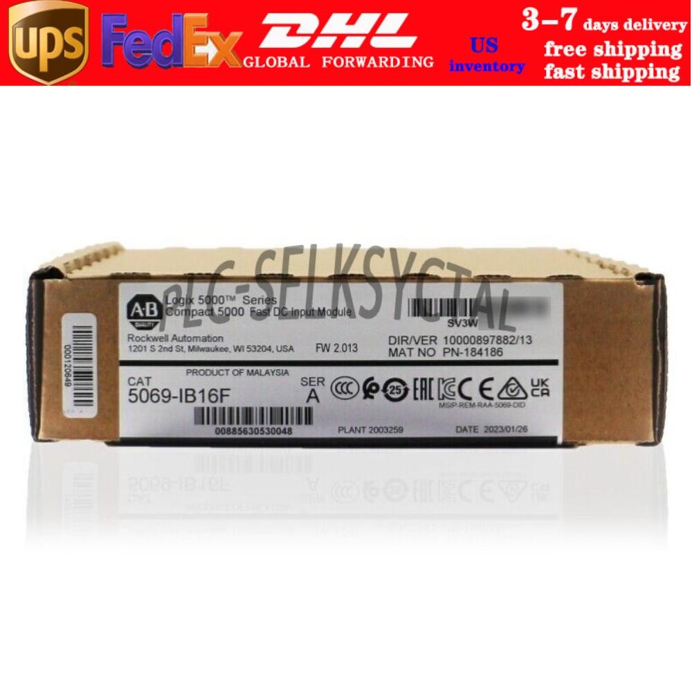 NEW 5069-IB16F Compact I/O Input Module 5069IB16F ALLEN BRADLEY US Free Tax