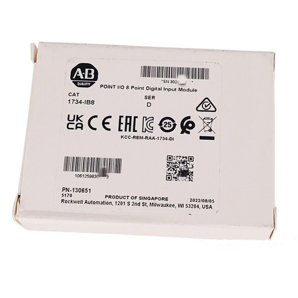 NEW Allen-Bradley 1734-IB8 /D POINT I/O 8 Point Digital Input Module 1734IB8