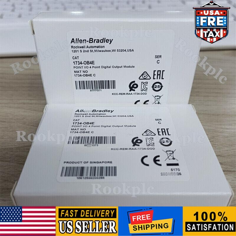 New Factory Sealed Allen-Bradley 1734-OB4E 4Point Output Module 1734 OB4E