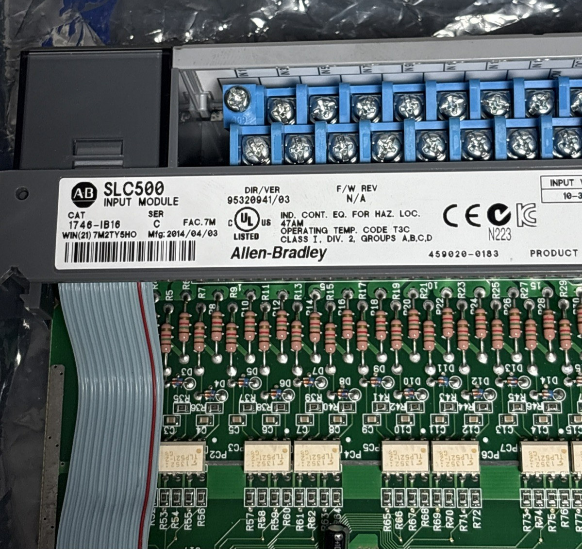 Allen Bradley 1746-IB16 SLC 500 Series C Input Module