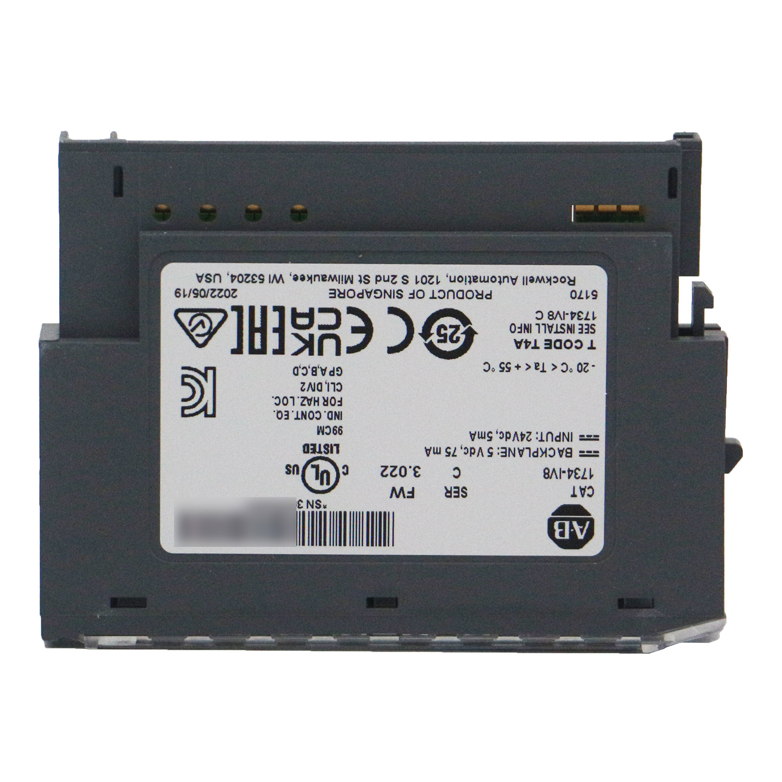 NEW Allen Bradley 1734-IV8 I/O 8 Points Digital Input Module