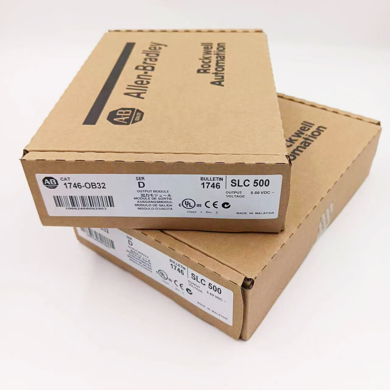 Allen-Bradley 1746-OB32 SER D SLC500 PLC Output Module 1746OB32 New Sealed TX