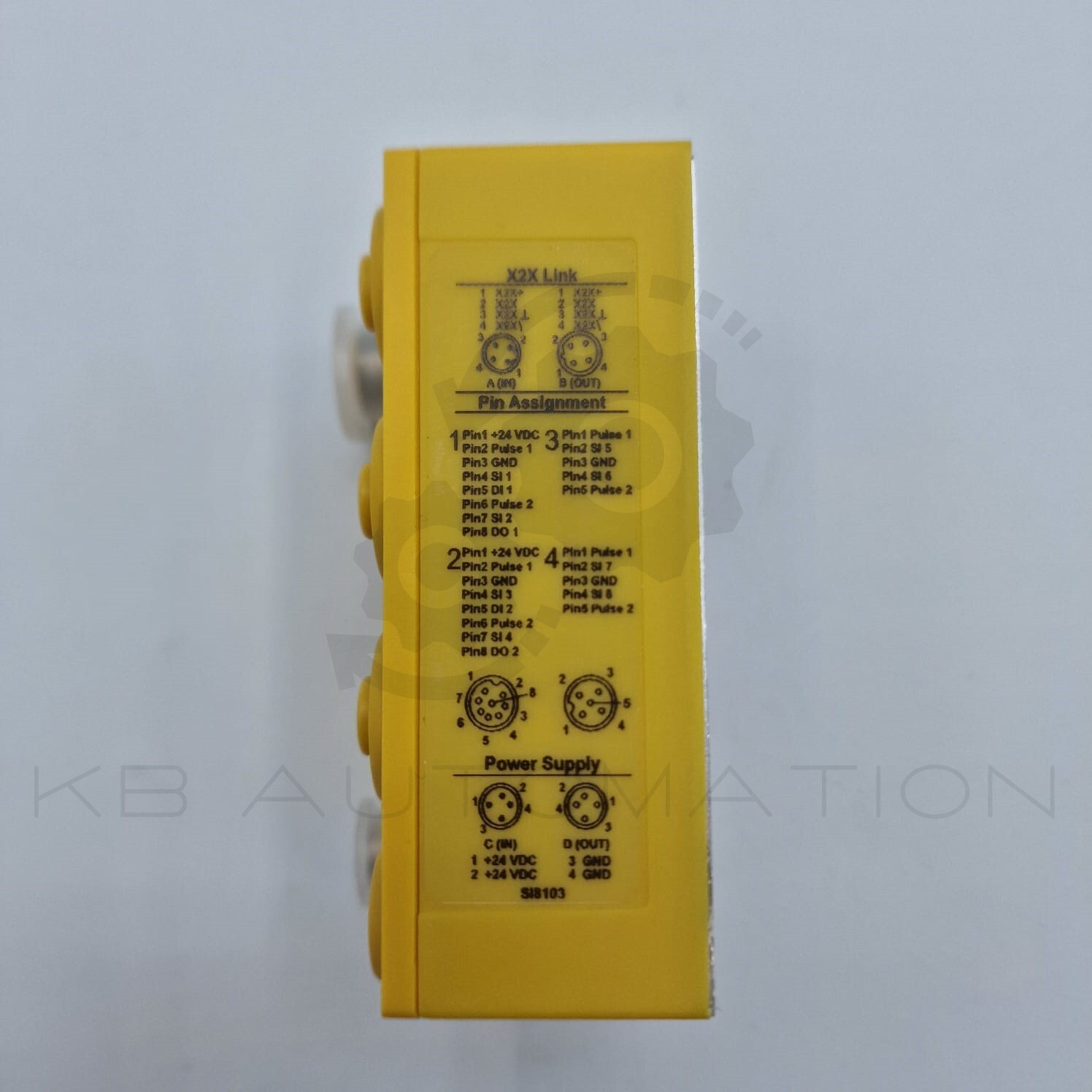 B&R Automation X67SI8103 digital input module, 8 safe digital inputs, Rev. G0