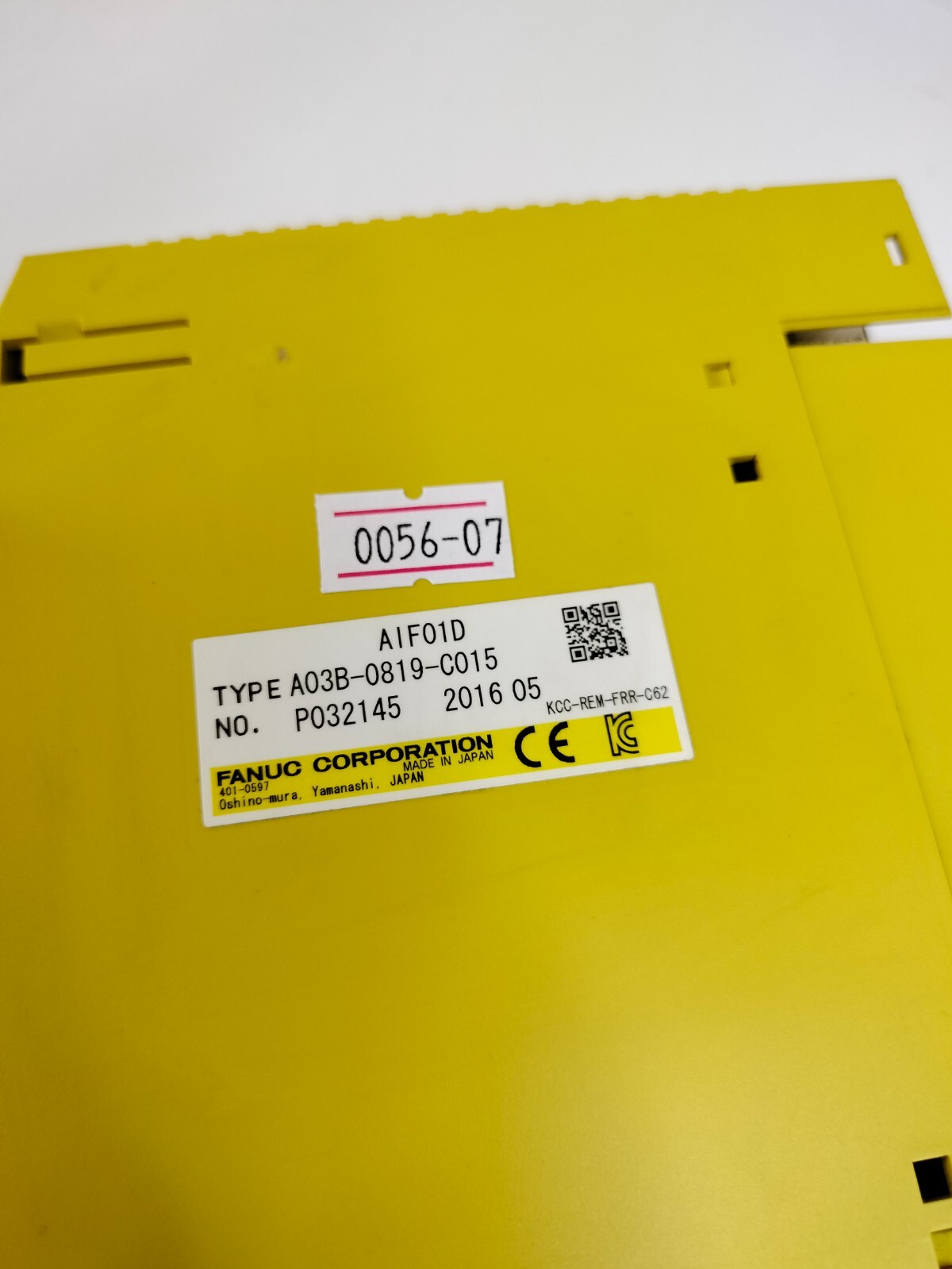 Fanuc A03B-0819-C015 A03B0819C015 AIF01D Programmable Controller Module