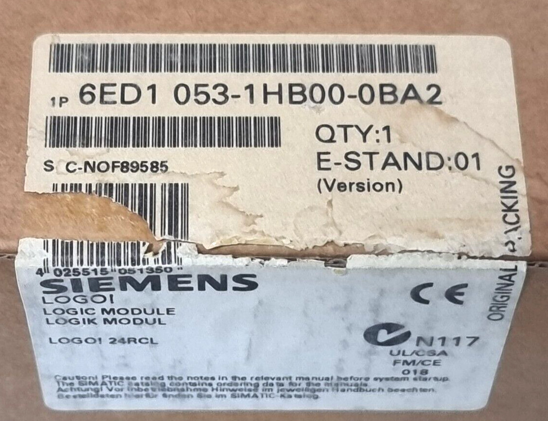 SIEMENS LOGO 6ED1053-1HB00-0BA2 Logic Module