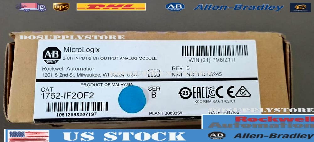 ALLEN BRADLEY 1762-IF20F2 INPUT AND OUTPUT ANALOG MODULE