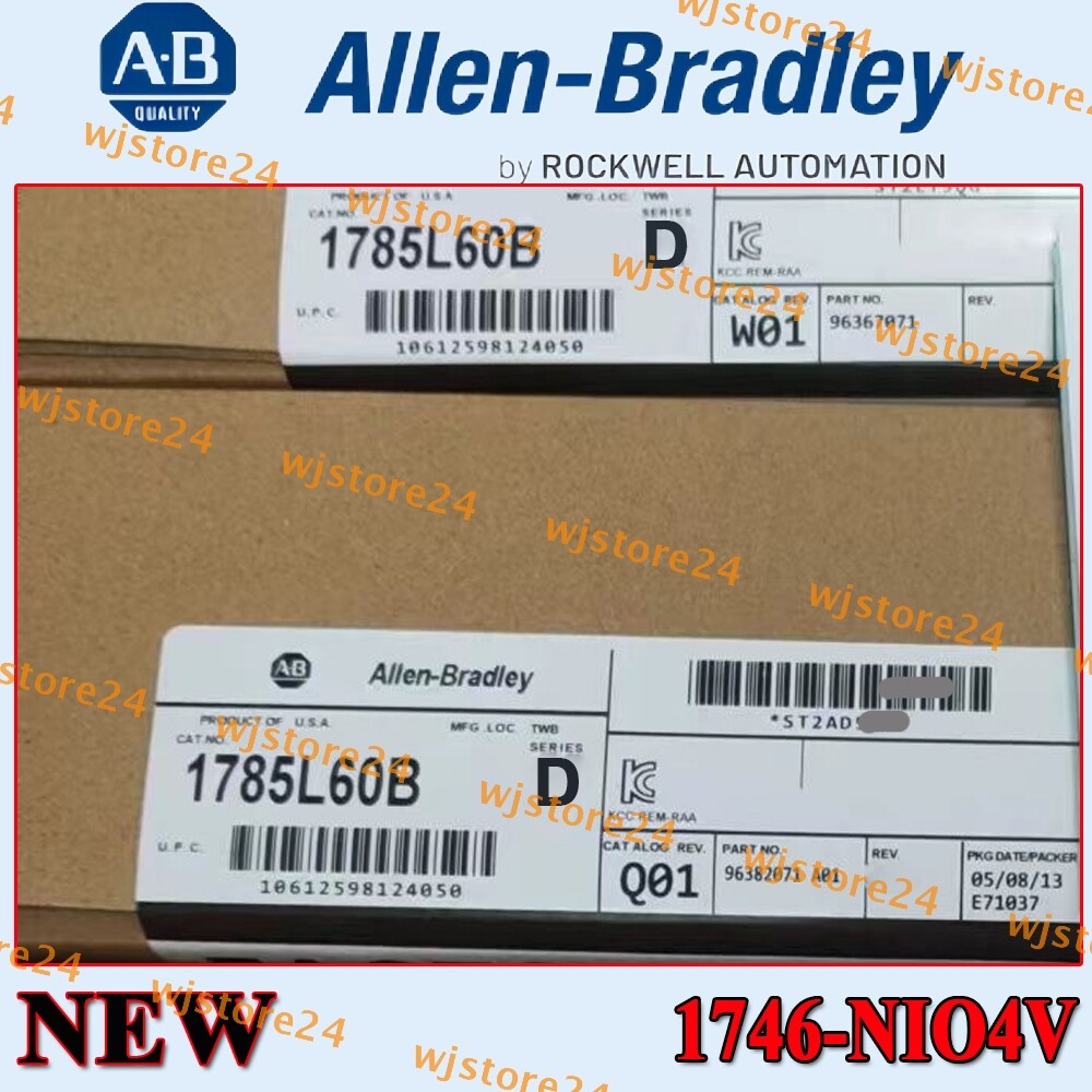 AB 1746NIO4V Allen-Bradley New 1746-NIO4V SLC 500 Analog Module Free Shipping