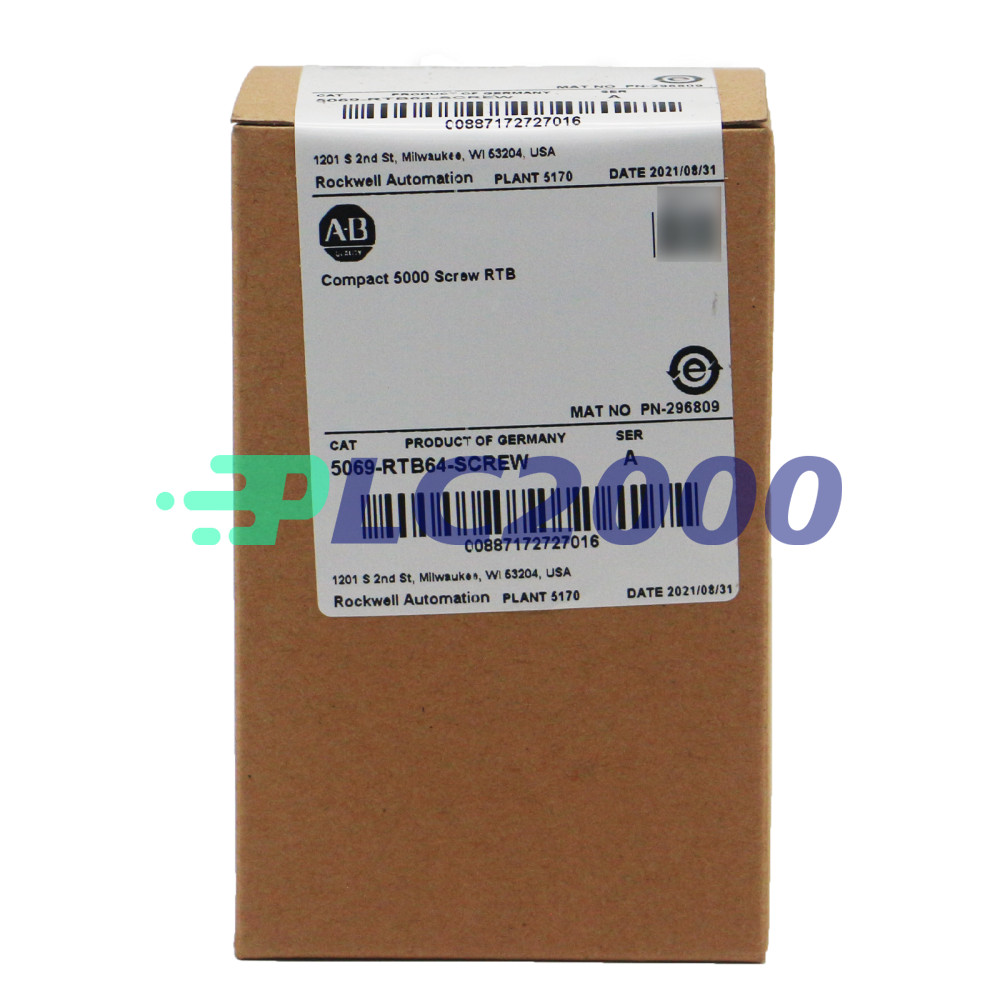 New Allen-Bradley 5069-RTB64-SCREW Compact 5000 Screw RTB