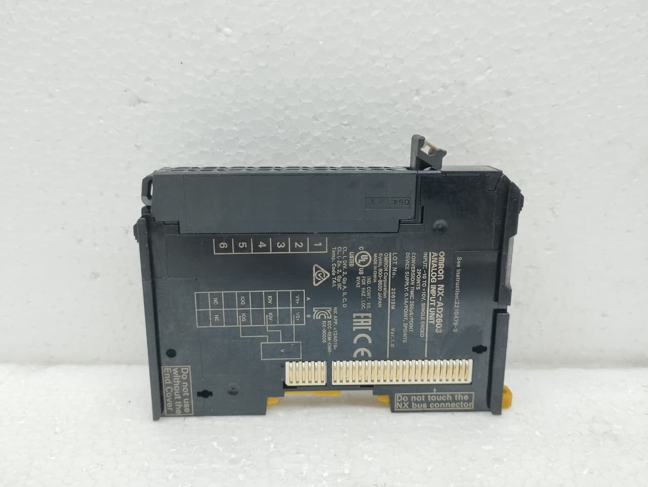 NX-AD2603 New Omron input Unit OMRON NXAD2603 Analog Input PLC Without Box