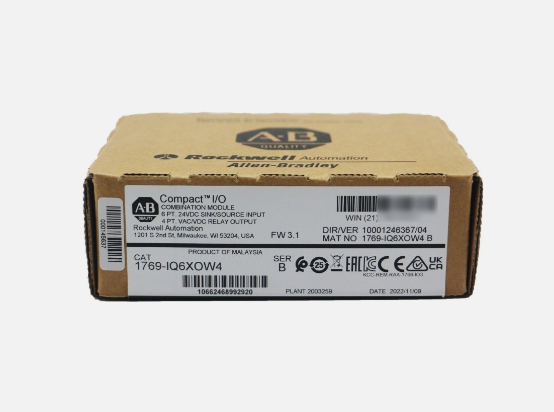AB 1769-IQ6XOW4 1769IQ6XOW4 New in Box New Factory Sealed 1769IQ6XOW4 US