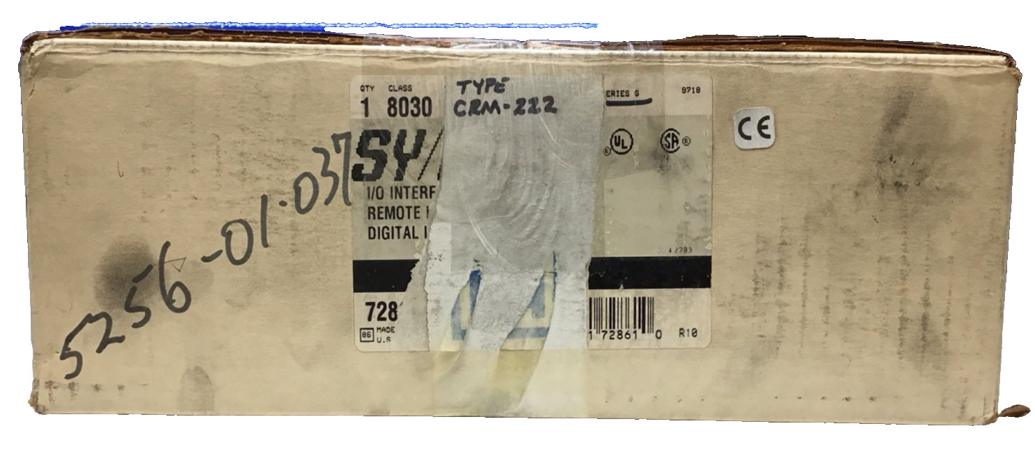 Square D SY/MAX 8030 CRM222 Remote Interface Module 5VDC 1A (R9)