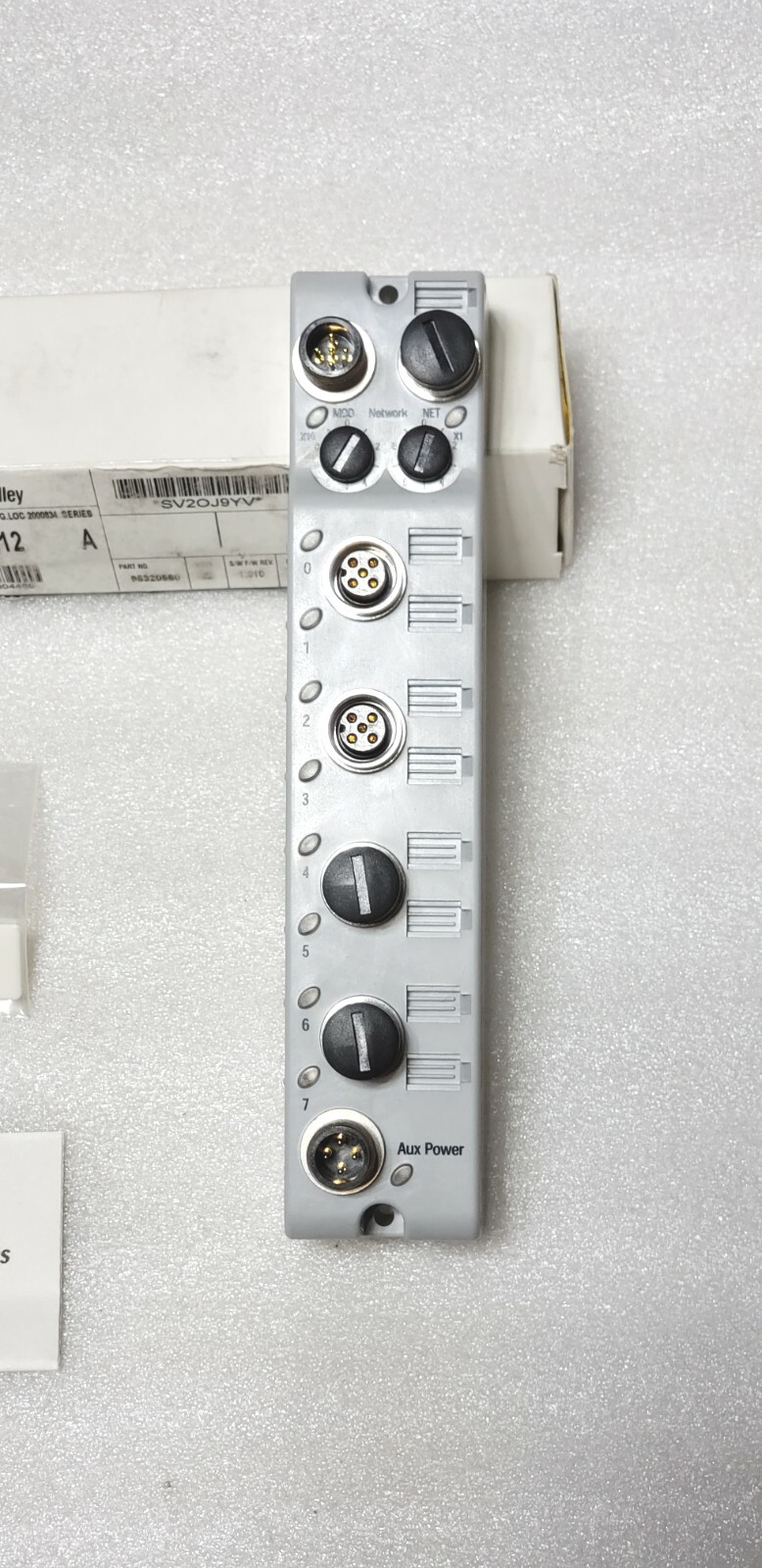 ALLEN BRADLEY 1732DIB8M12 Series A ARMORBLOCK DUAL PORT ENET/IP, NOB