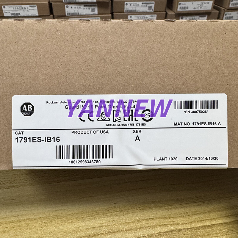 New Sealed Allen Bradley 1791ES-IB16 /A CompactBlock ENet Safety Input Module