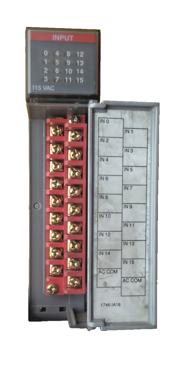 1746-OW16 Allen-Bradley Ser C SLC 500 Relay Module – Internal Board & Terminals