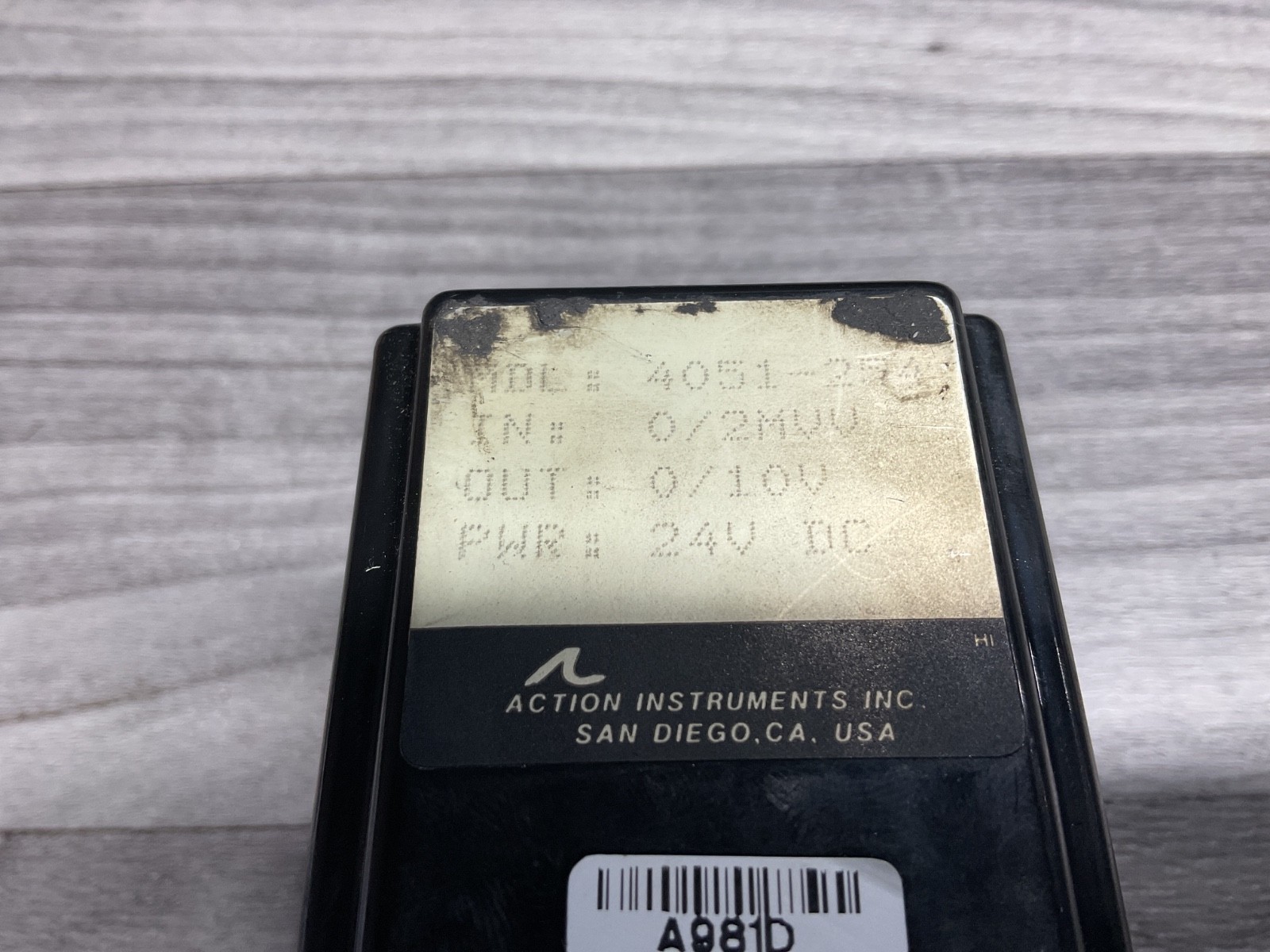 4051-254 Action Pak Isolating Transmitter #300N132