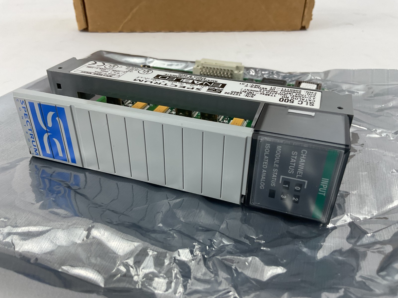Spectrum Controls SLC 500 1746sc-INI4vi 4CH Analog Input Module 9060003-02