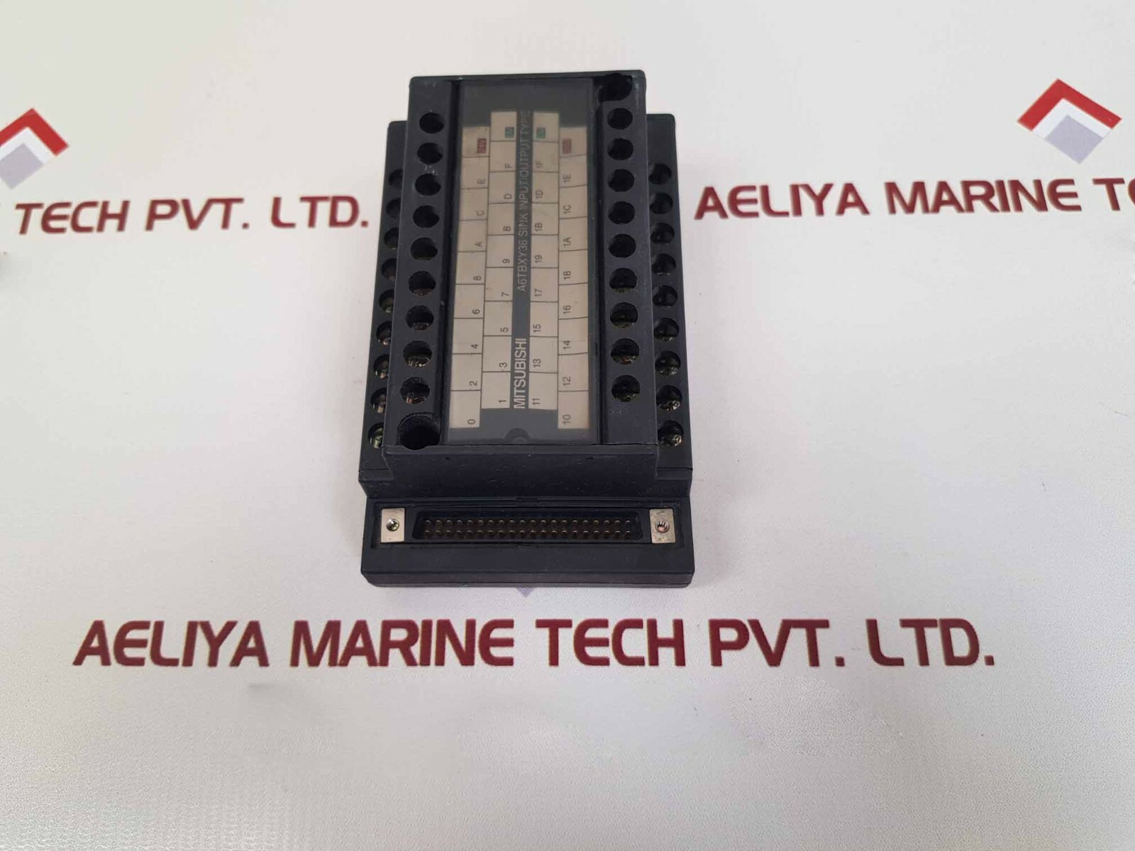 Lot of 2X MITSUBISHI A6TBXY36 Sink Input/output Block Type Terminal Board 24V
