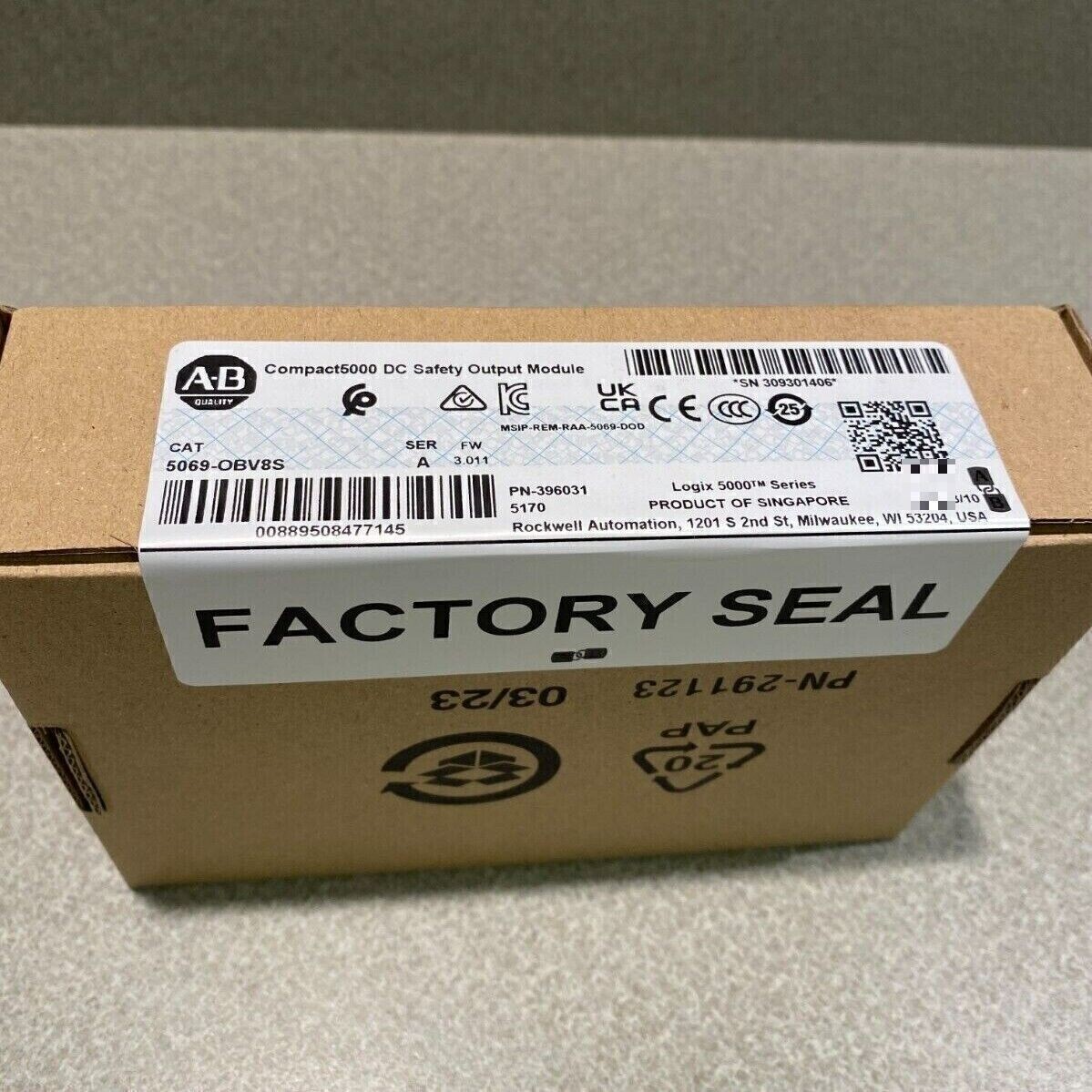 New NEW PLC 5069-OBV8S Compact I/O 8-Ch Safety Output Module 5069OBV8S