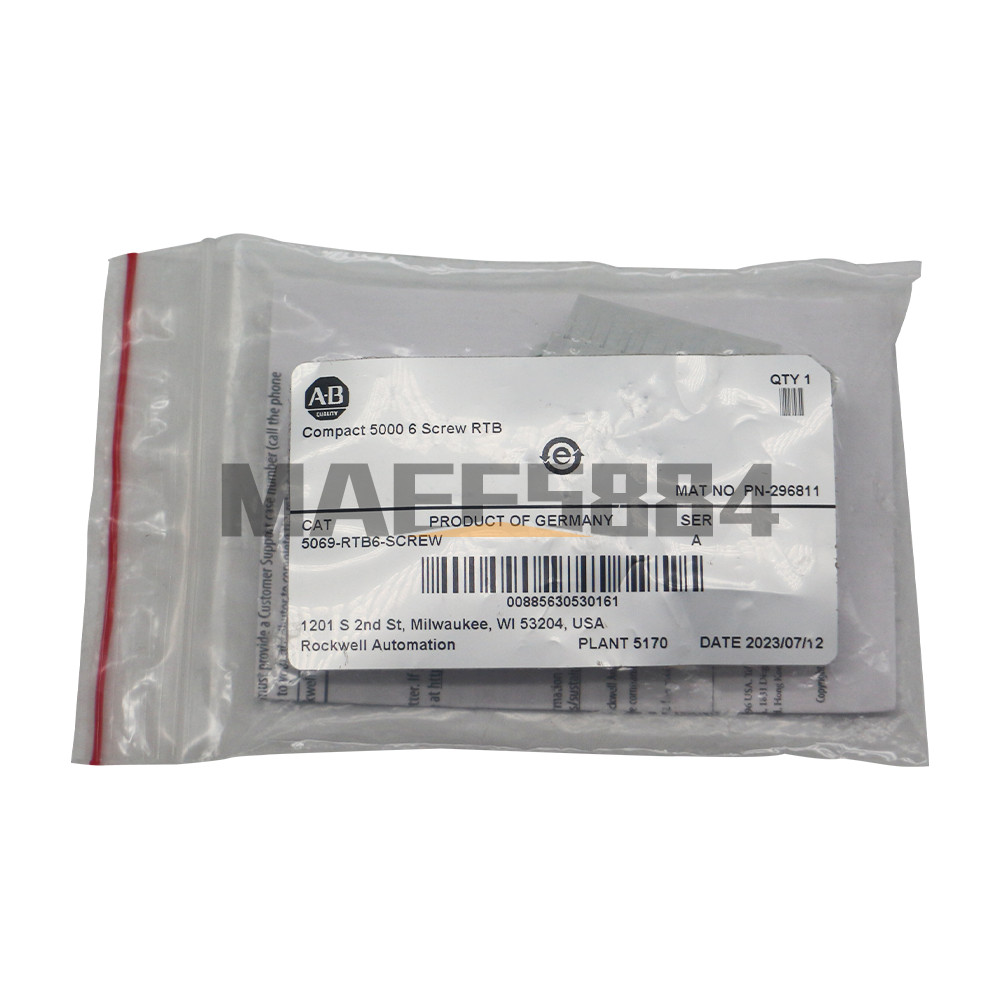 NEW 5069-RTB6-SCREW AB Compact 5000 6 Screw RTB Fast Shipping 5069RTB6SCREW