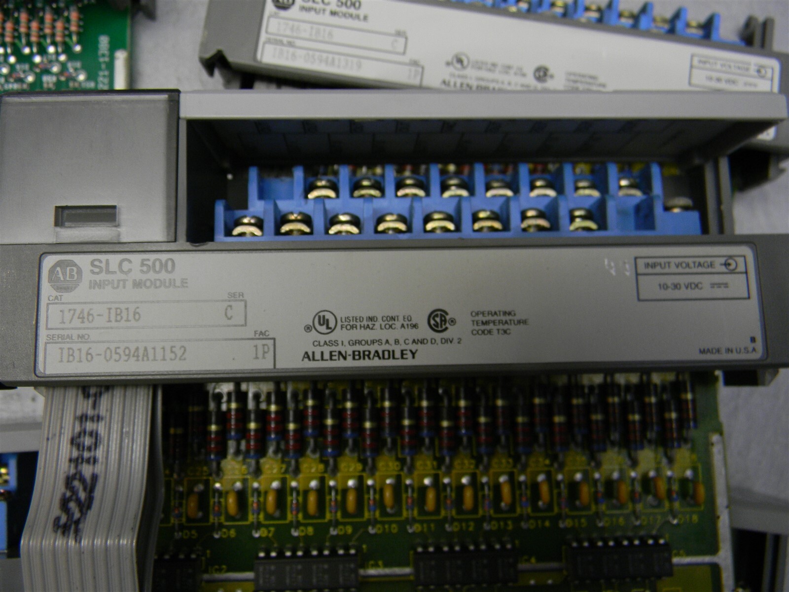 Allen Bradley 1746-IB16 SER C SLC500 Input Module Lot of 7