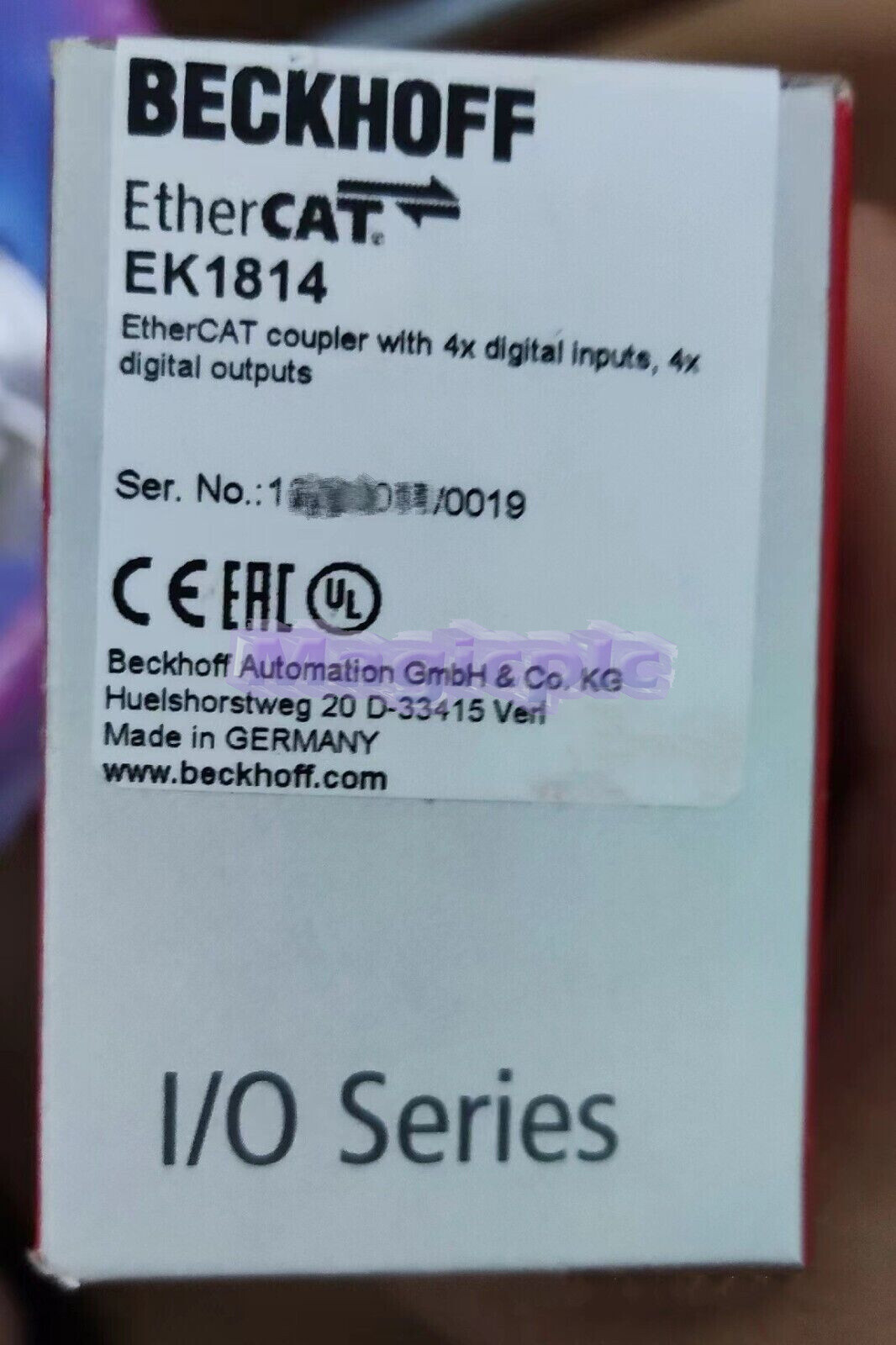 1PcS Beckhoff EK1814 coupler module