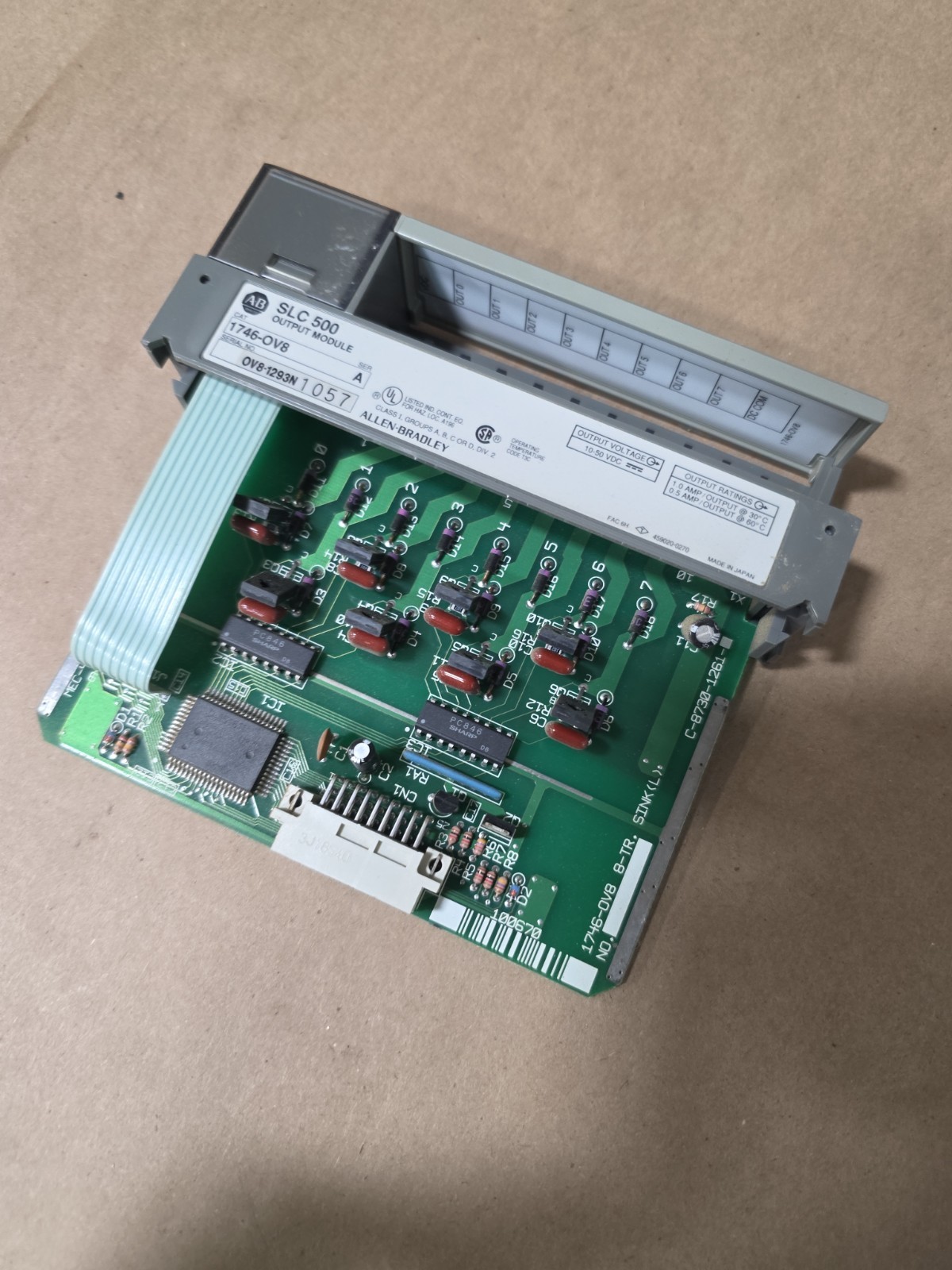 Allen Bradley 1746-OV8 Series A SLC 500 DC Output Module