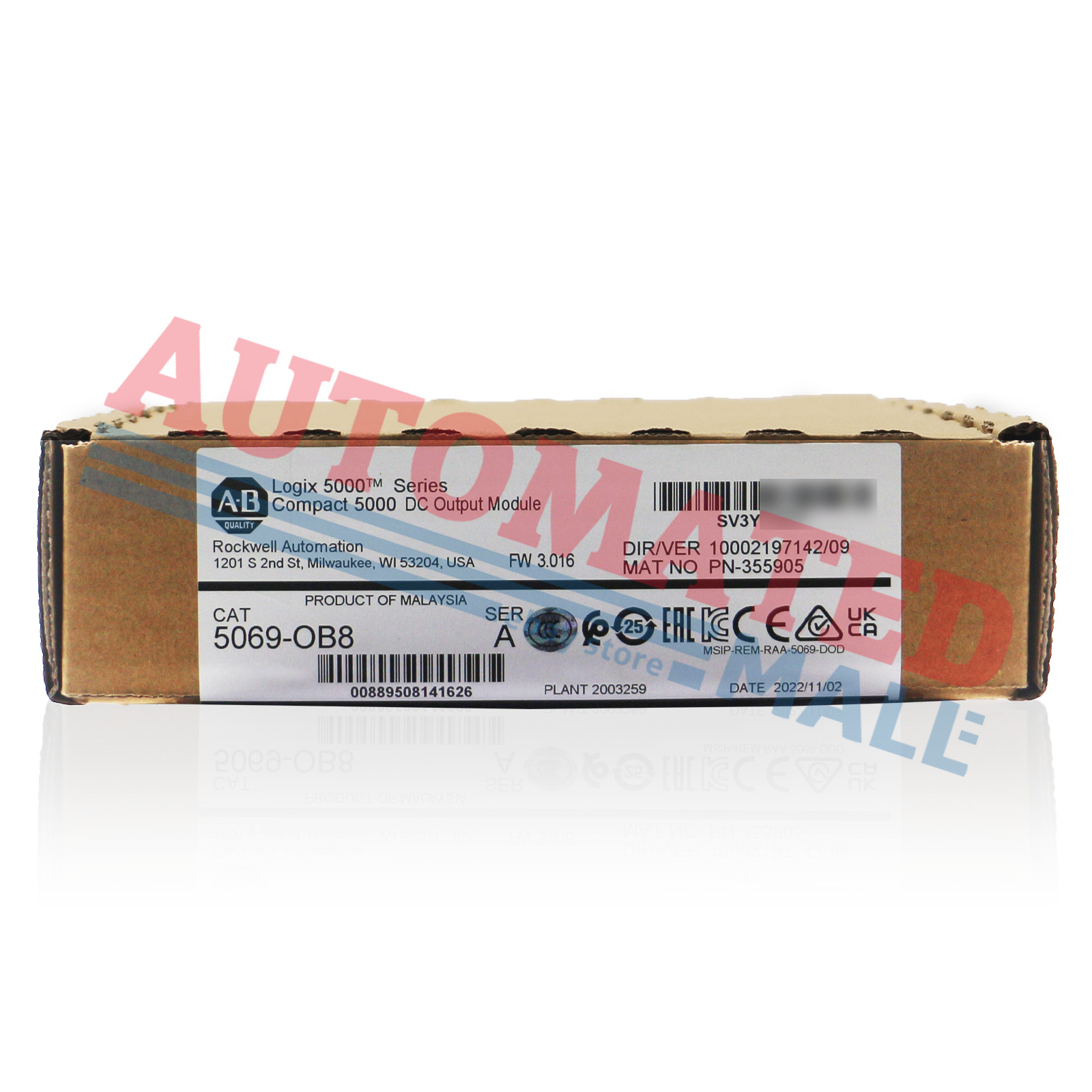 100% New Sealed AB 5069-OB8 Allen Bradley Compact I/O 8 channels Output Module