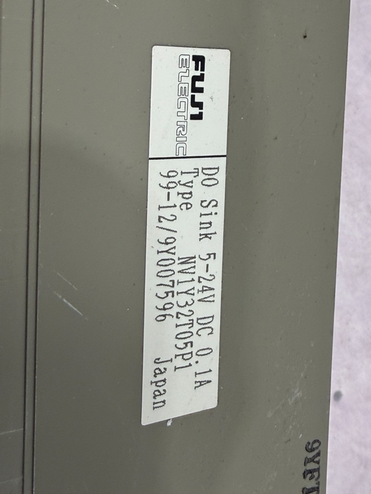 Fuji Electric Micrex-F NV1Y32T05P1 32-Pt Output Card 12-24VDC PLC Refurbished