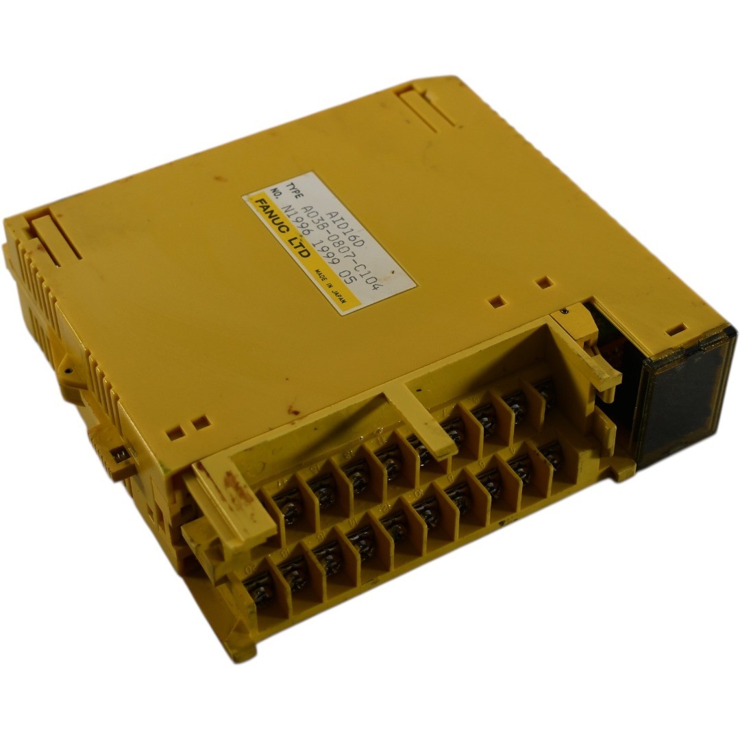 Fanuc AID16D A03B-0807-C104 16 Point 24VDC Input Module IO No Cover