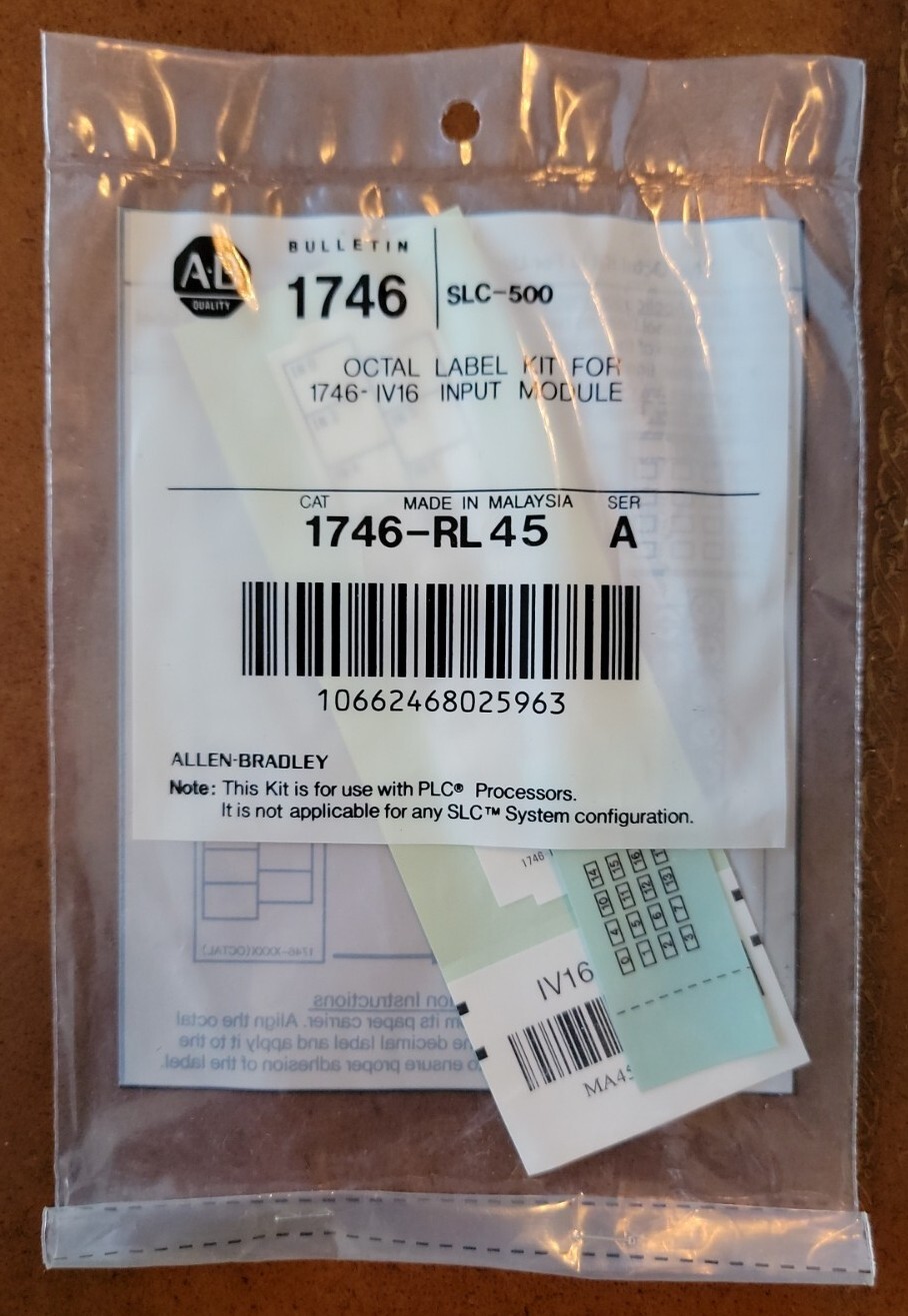 Allen Bradley 1746-IV8 SLC 500 Input Module SER A 10-30VDC Used & UNTESTED