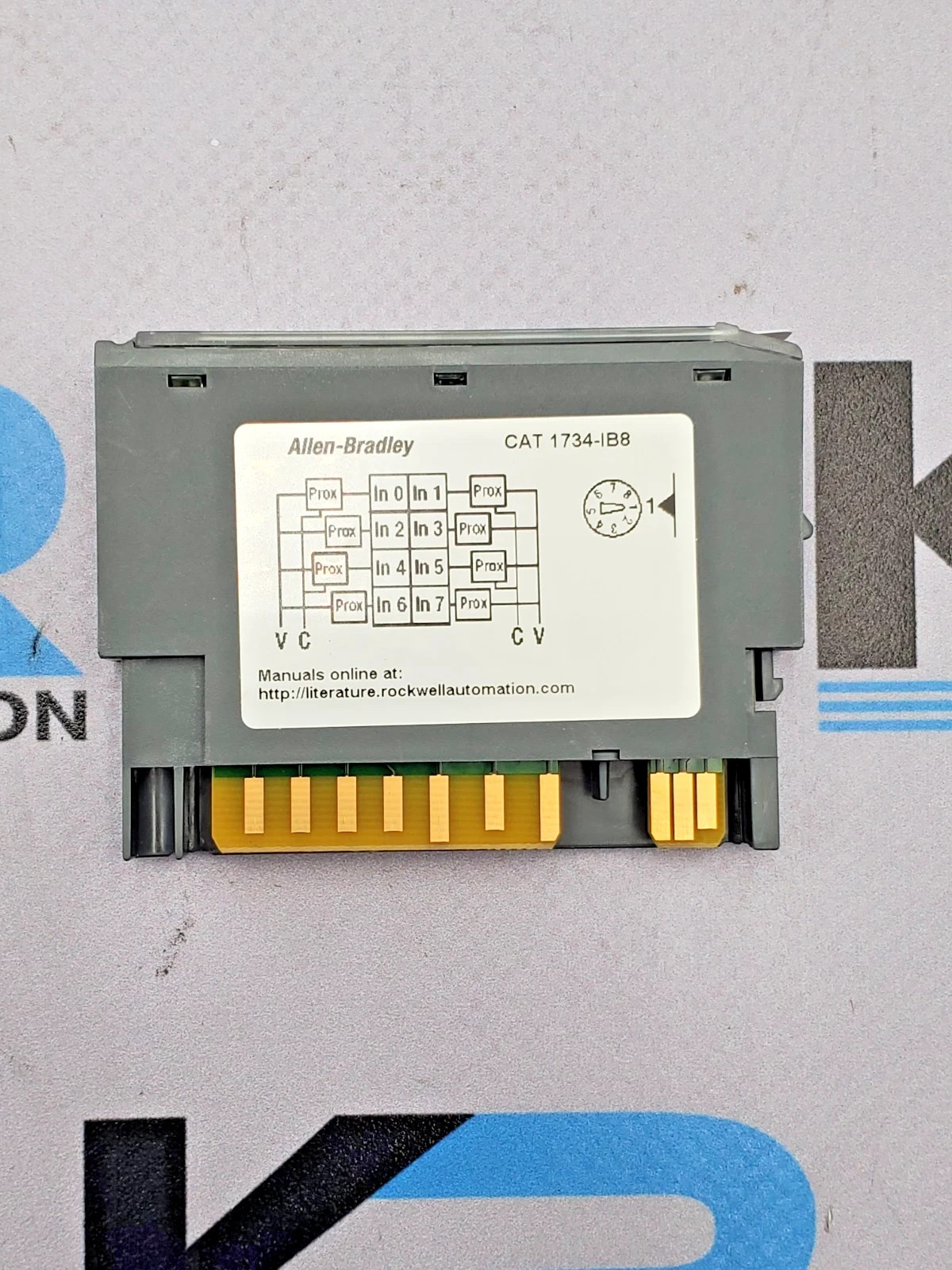 Surplus Pre-Owned Allen Bradley 1734-IB8 /D 8 Point Input Module