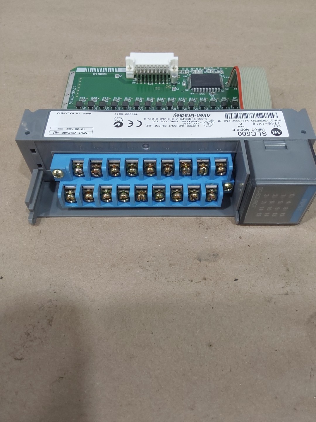Allen Bradley 1746-IV16 Ser. C Input Module SLC 500 1746IV16 10 – 30 VDC