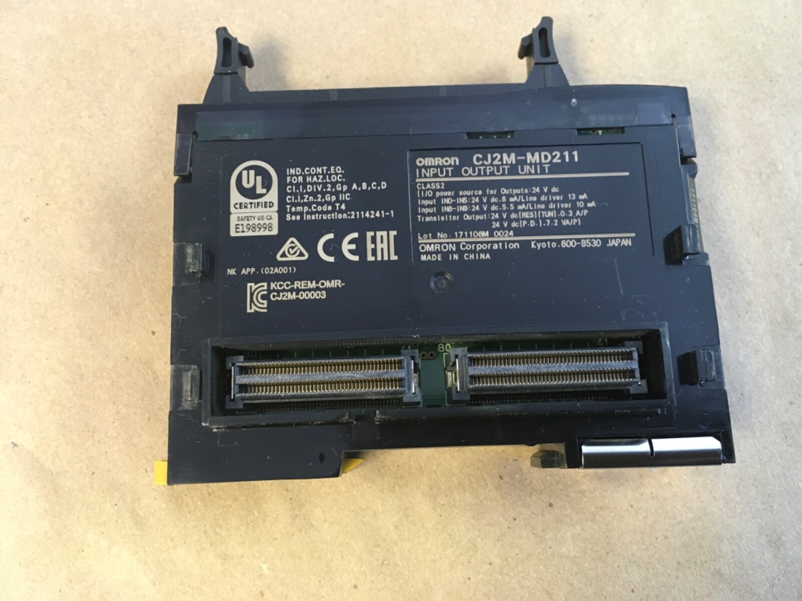 Omron CJ2M-MD212 PLC Pulse I/O Module (KB)