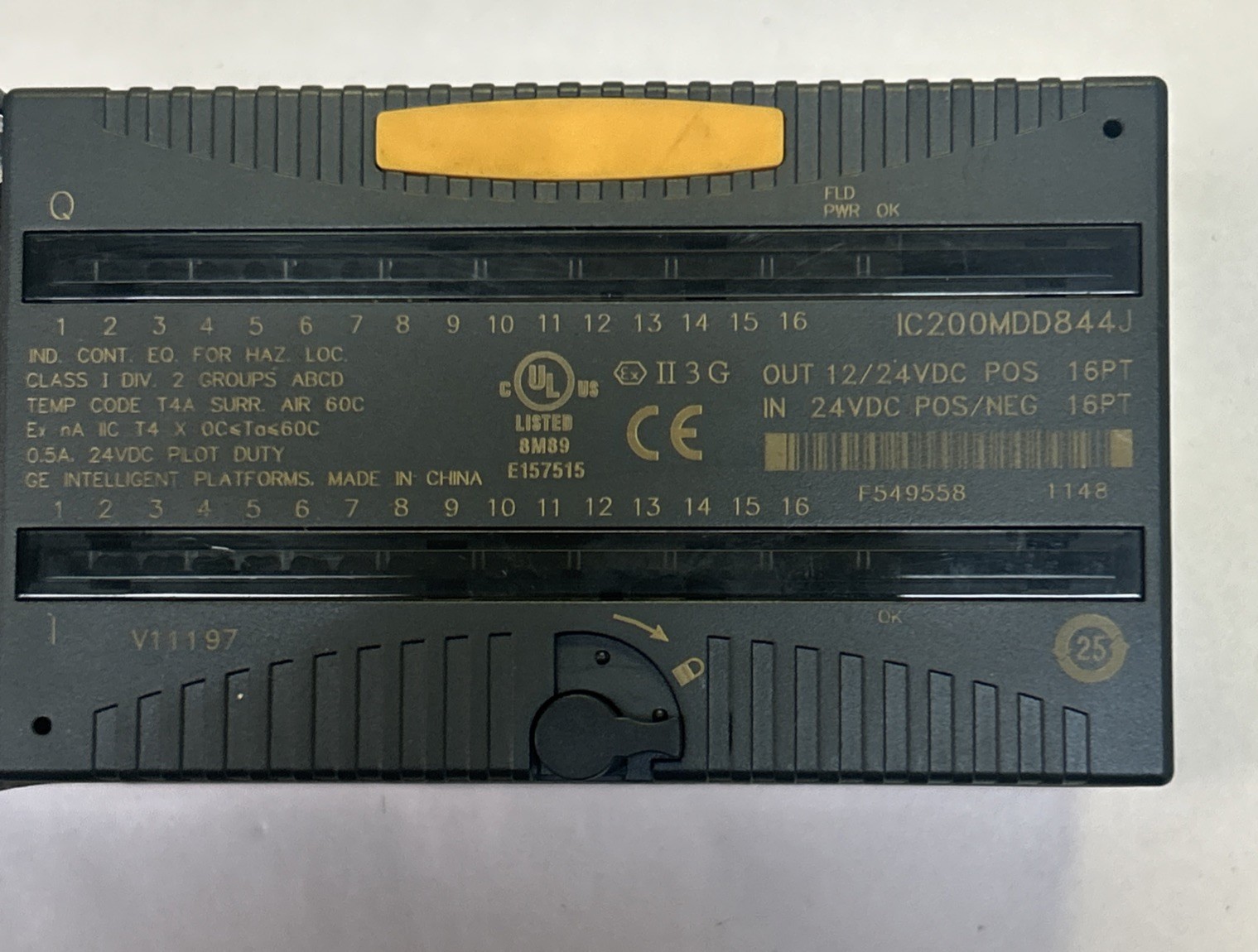 GE FANUC,IC200MDD844J,MIXED LOGIC INPUT MODULE