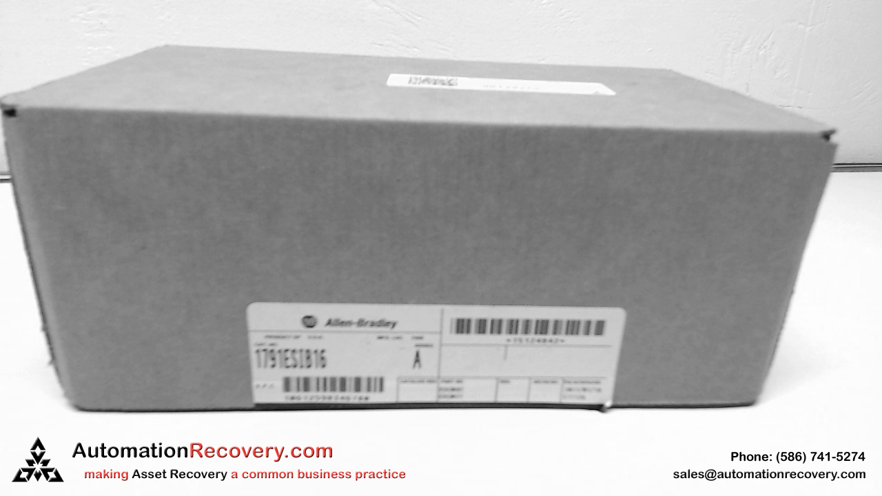 ALLEN BRADLEY 1791ES-IB16 SER A, GUARD I/O 16 PT DIGITAL INPUT MODULE, N #330106