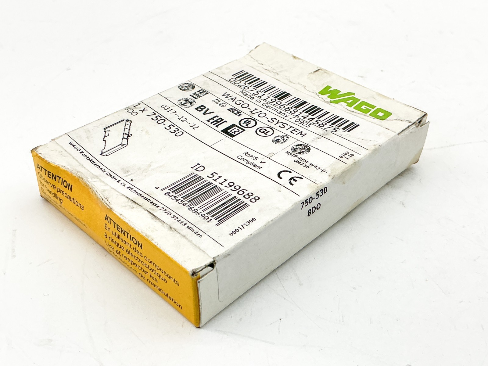 New Wago 750-530 Digital Output Module 24VC 8 Channel – Sealed